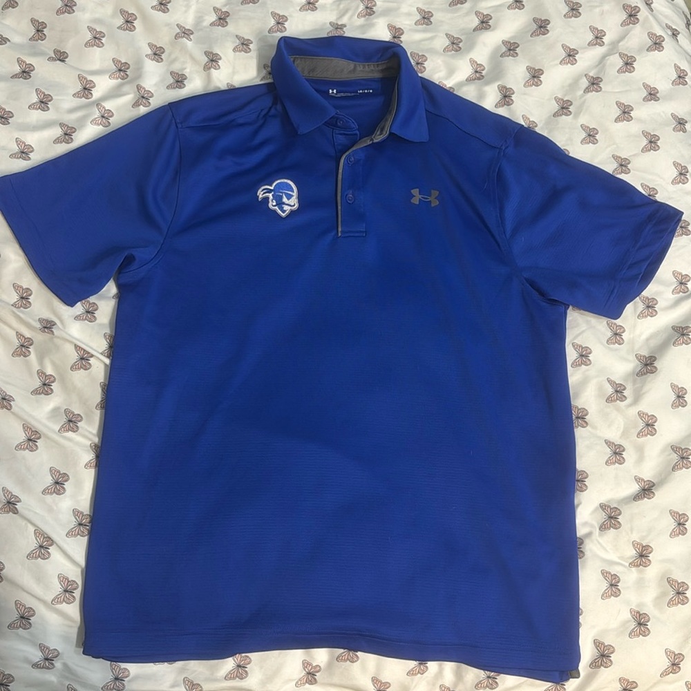 Under armour seton hall polo short sleeve